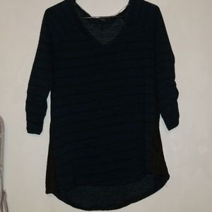 Blue and Black shirt